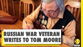 British Captain Tom Moore inspires Russia's war veteran