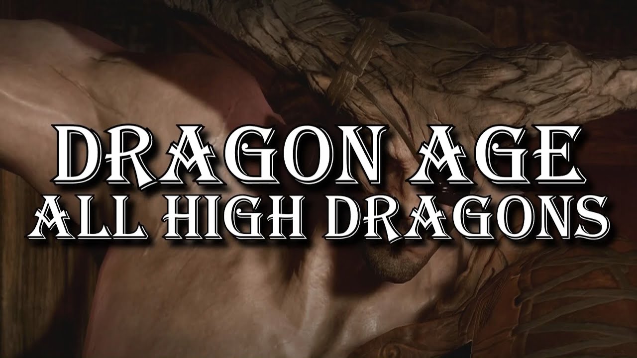 The dragons of Dragon Age: Origins
