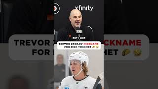 Trevor Zegras' NEW NICKNAME For Rick Tocchet  🌮🤣 Wealth
