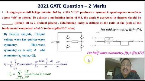 GATE Q&A 2021 Power Electronics
