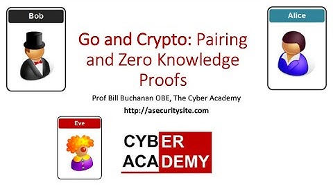 Zero-knowledge proof using crypto pairing
