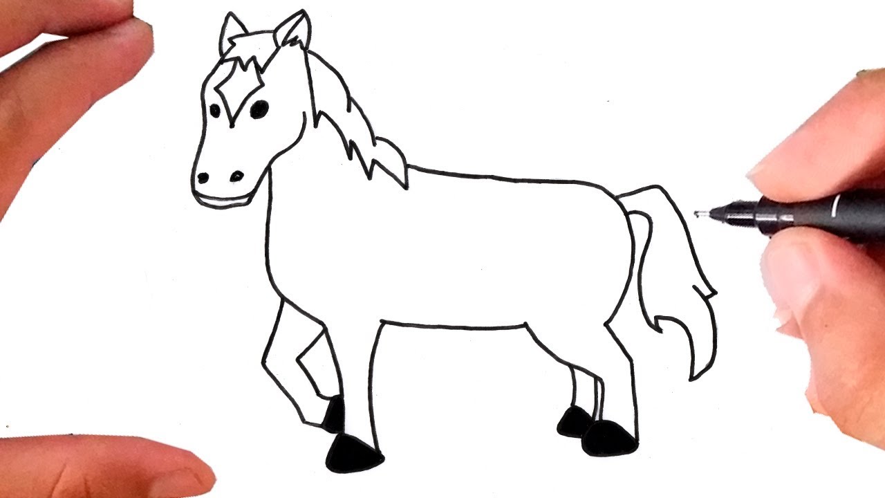 Como Desenhar um Cavalo Simples (com Imagens) - wikiHow