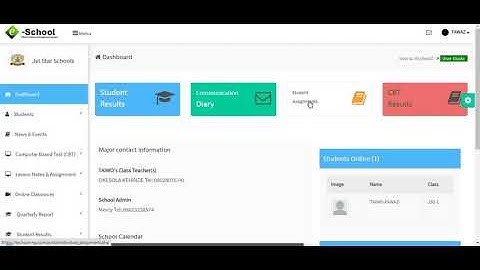 eSchool- How to use the Student Dashboard