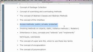 OO Design in Java FINAL EXAM Review