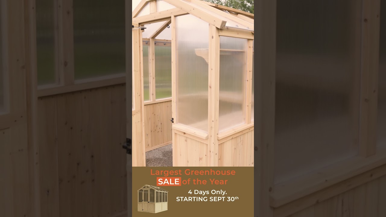 Largest Greenhouse SALE of the Year - 4 Days Only! Sept. 30th 2023
