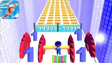 NEW SATISFYING MOBILE GAMEPLAY ROOF RAILS ،PENCIL RUN،NUMBER MASTER WALKTHROUGH GAME ANDROID IOS