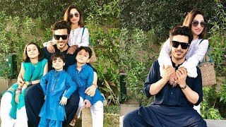 Ahsan khan with his adorable family