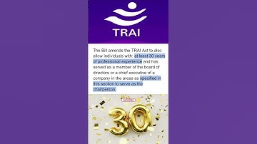 Tele Communication Bill amends TRAI Act | #shorts | #telecommunications