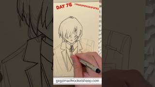Drawing Makoto Yuki in two minutes! #artchallenge #alcoholmarkers #persona3 #persona3fes