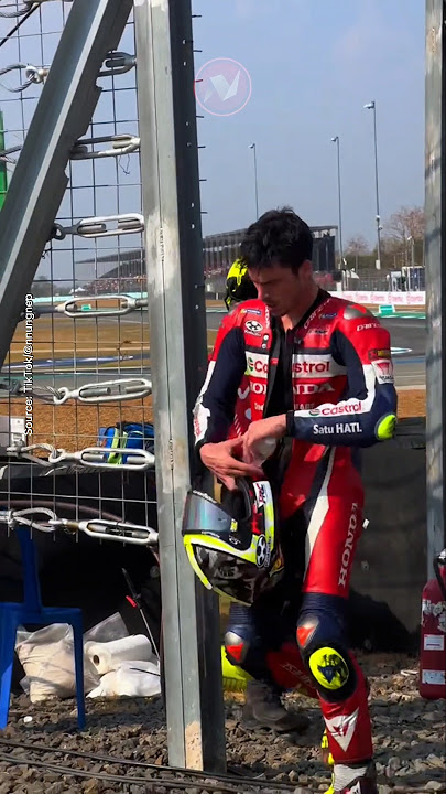 Joan Mir After Crash in Buriram