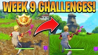 Fortnite All Week 9 Challenges Guide Stone Heads Locations, Treasure Map Battle Royale Season 5