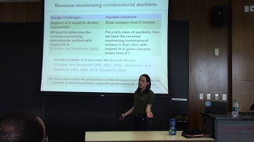 Ellen Vitercik on "Sample Complexity of Revenue Maximization"