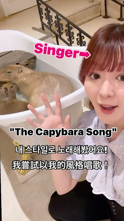 🎙️Capybara Song - acapella (SAYOPOYO) #capybara #shorts #cover