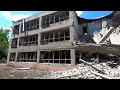 В Константиновке российские оккупанты ракетным ударом разрушили школу