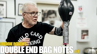 Freddie Roach's Double End Bag Notes #1