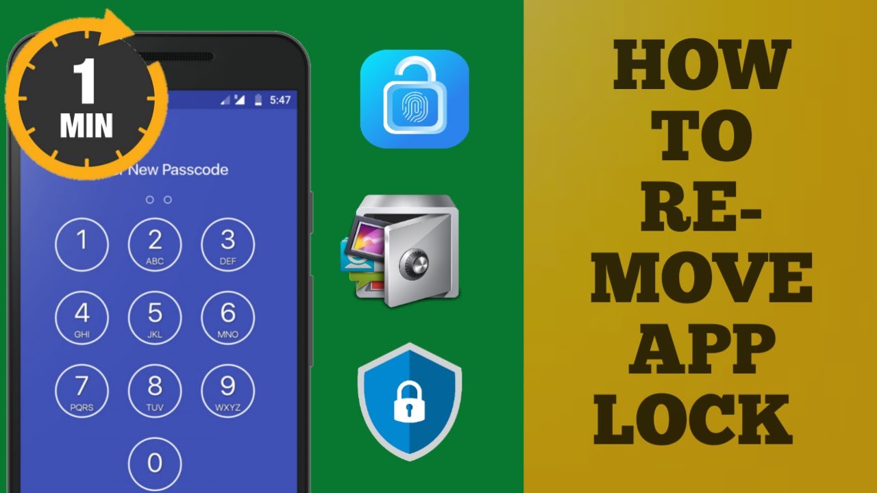 how-to-remove-app-lock-just-1-minute-youtube