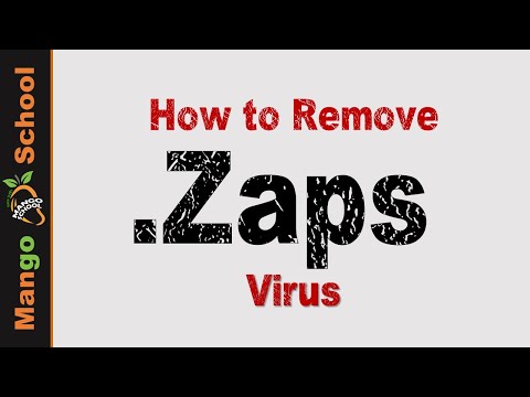 Zaps File Virus Ransomware [.zaps Removal and Decrypt] .zaps Files