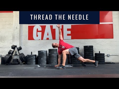 Home Exercise - Thread the Needle