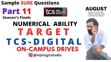 TCS Digital Aptitude Questions and Solutions  -  Part 11 - Season
