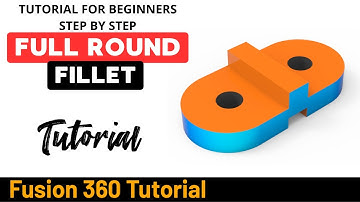 Autodesk Fusion 360 Tutorial voor beginners - Oefening 8 Volledige ronde filet