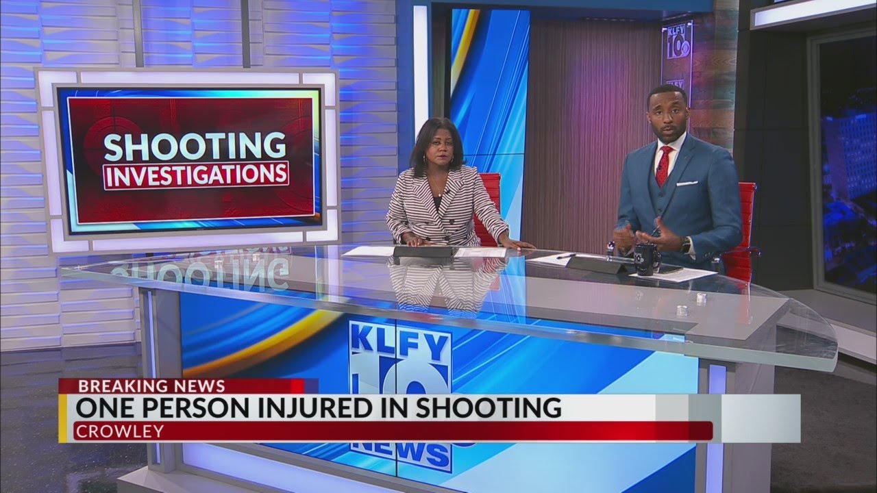 One person injured in Crowley shooting - YouTube