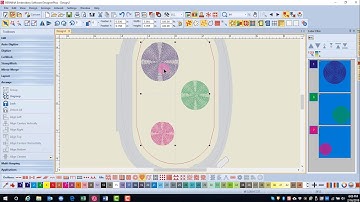 11.03 Master BERNINA Embroidery Software 8—Arrange Toolbox:  Alignment