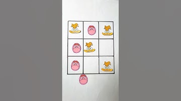 Let’s play Tic Tac Toe 3 with the characters Inside out 2 #shorts #tictactoe #insideout2 #sticker