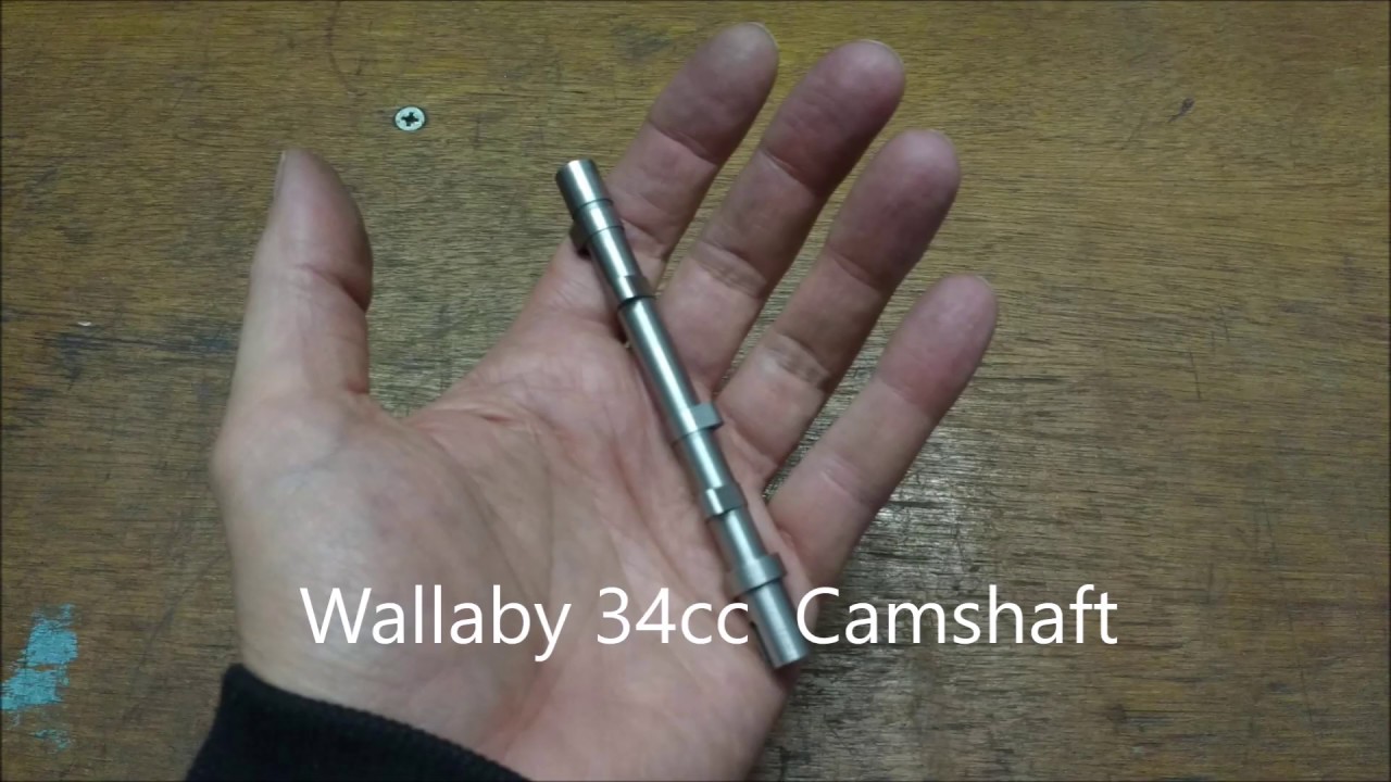Model engine camshaft grinding. YouTube