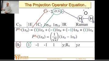 Projection Operator to SALC-AO to MO Procedure 4448 2019 L7-4