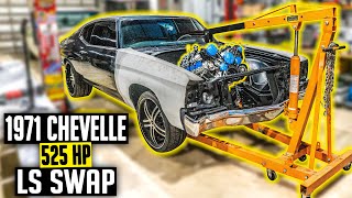 Big Block to LS Swapped in One Episode!  LS3 Chevelle  Ep. 1