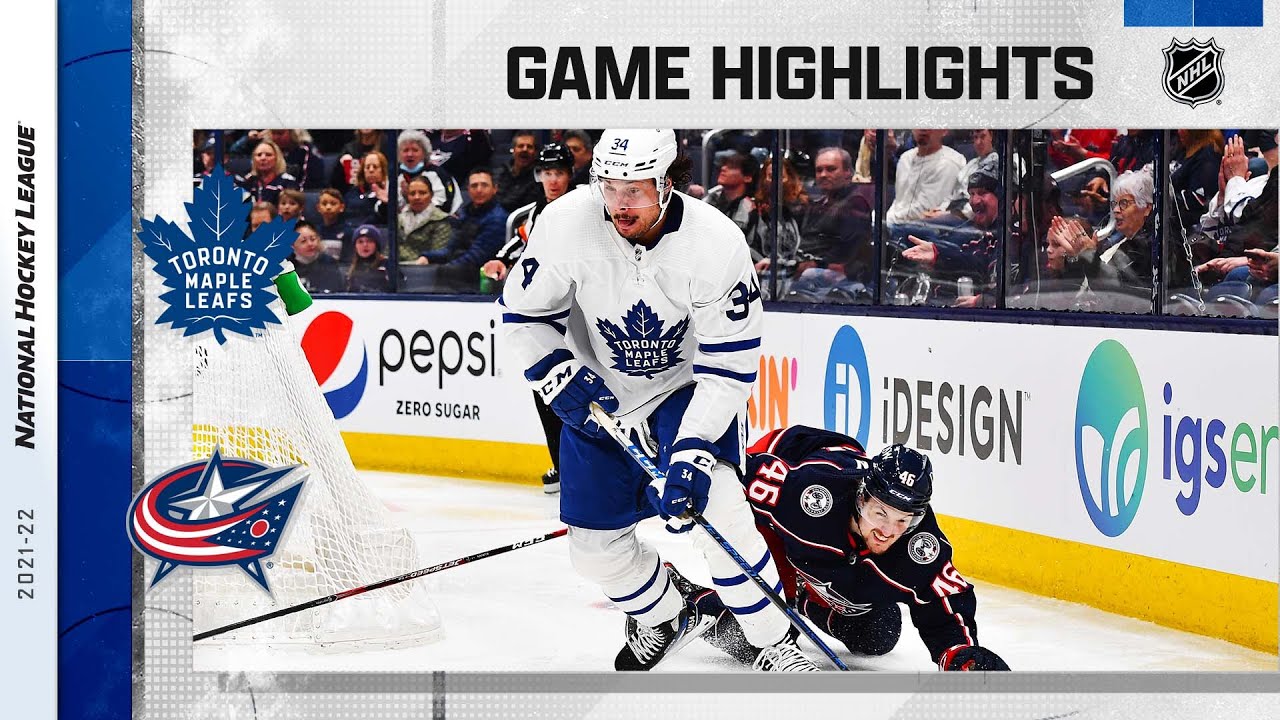 Timothy Liljegren Pre Game, Toronto Maple Leafs vs Columbus Blue Jackets