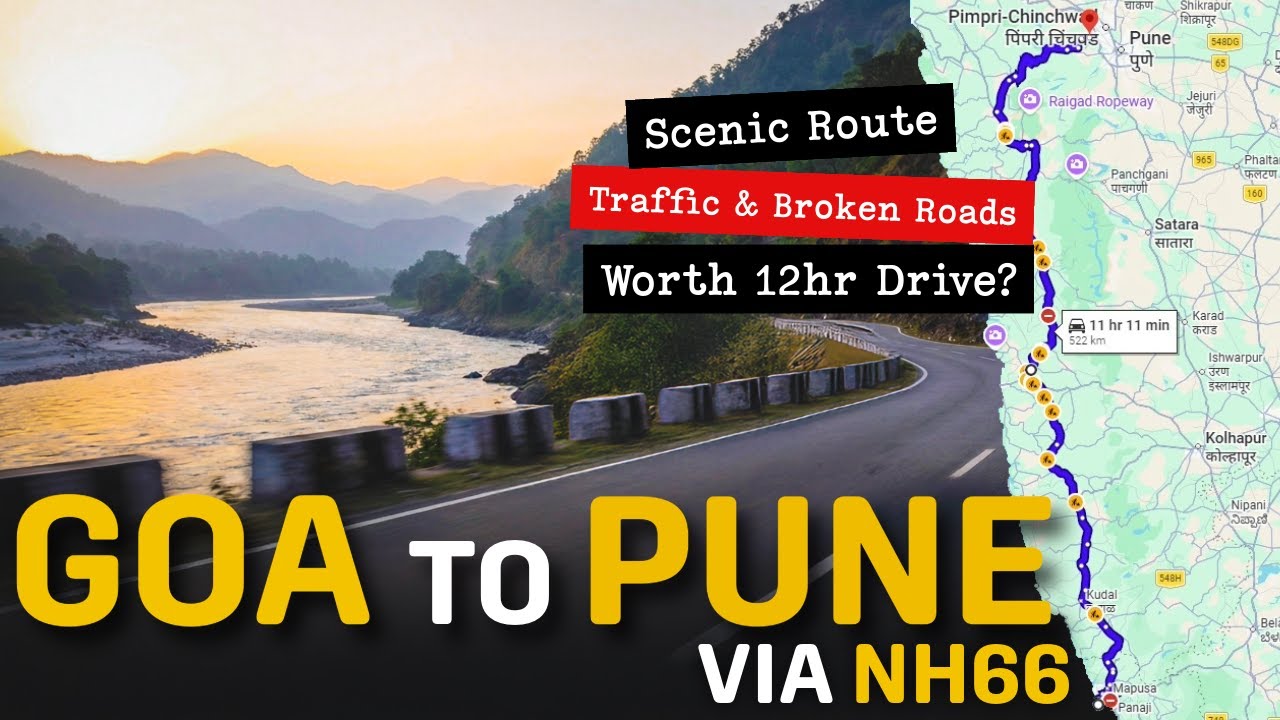 Goa to Pune via Coastal Route | NH66 Planning vs Reality | Mumbai Goa Highway Status