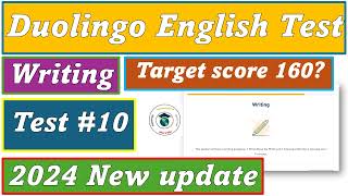 2024 New update Duolingo English Test Writing - Practice Set #10