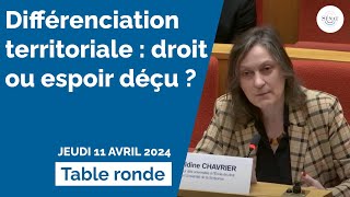 Différenciation des collectivités territoriales : droit ou espoir déçu ?