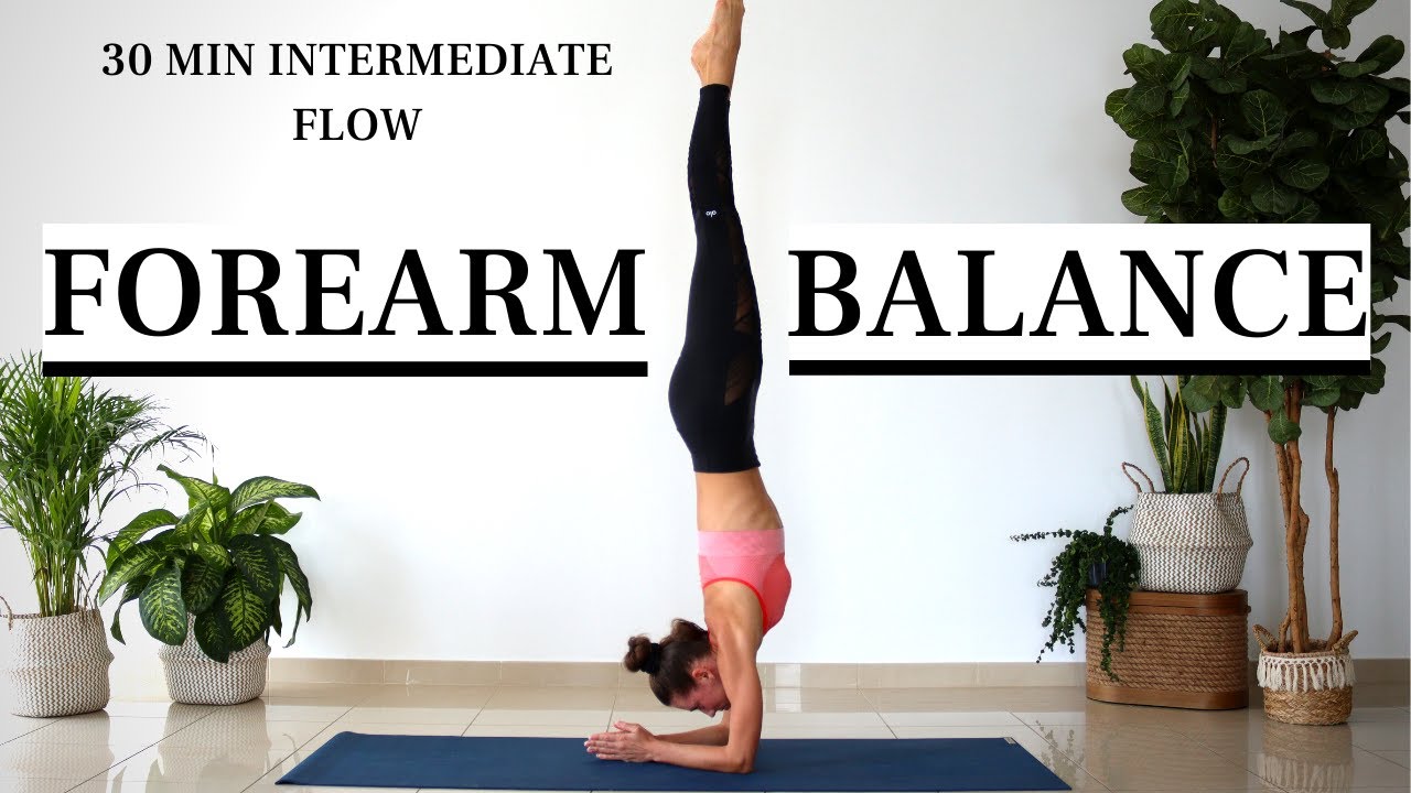 Intermediate Yoga Practice for Forearm Balance (Pincha Mayurasana) | Strength and Flexibility