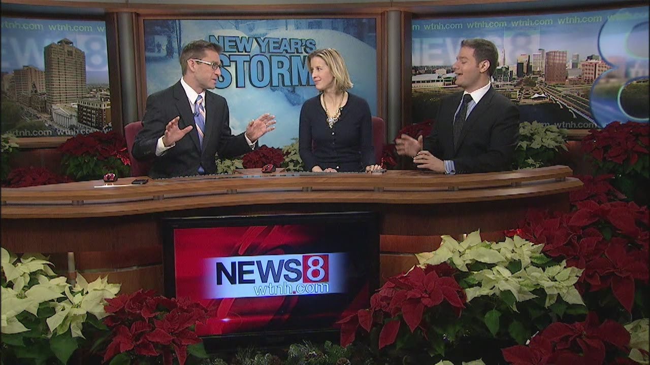 New Years Snow Storm 11AM Cut-in - YouTube