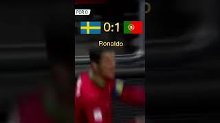 Sweden 🇸🇪 Vs Portugal 🇵🇹 Ronaldo Vs Ibrahimovic#Shorts