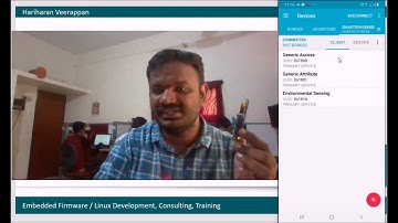 nRF52DK Temperature and Humidity Measurement using BLE