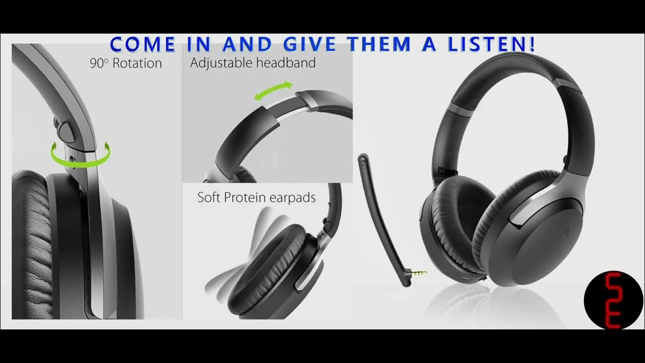 Avantree Aria Pro 90P BT ANC Headphones In Stock Now at Sequim