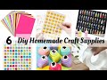 6 DIY HOMEMADE CRAFT SUPPLIES|Diy Homemade All Craft Materials|Homemade Craft Items|Creative Gargi