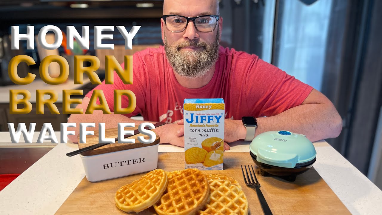 How To Make Jiffy Cornbread Honey Waffles YouTube