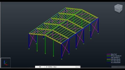 MODELING, ANALYSING AND DESIGNING A PORTAL FRAME STRUCTURE USING AUTODESK ROBOT (PART 1)