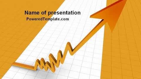 Growth Rate PowerPoint Template by PoweredTemplate.com