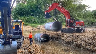 Story Line : RC Excavator Hitachi & Volvo Plant 2 Culvert Project