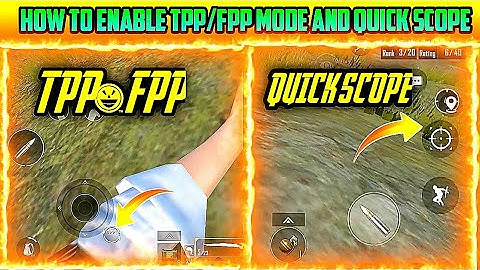 HOW TO ENABLE TPP/FPP MODE IN PUBG MOBILE LITE