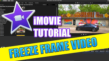 iMovie Tutorial - How to do Freeze Frame