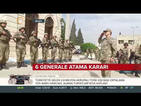 Başkan Erdoğan'dan 6 generale atama kararı
