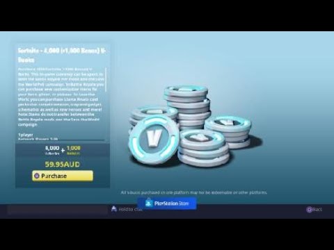 Fortnite Vbuck Packages V Bucks Generator No Human Verification Ps4 - 