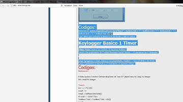 Videotutorial Visual Basic, Keylogger