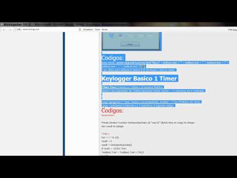 Videotutorial Visual Basic, Keylogger